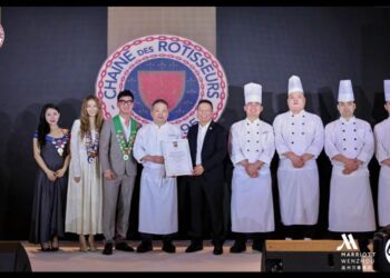 瓯绣雅韵对话非遗星厨技法 温州万豪酒店联袂法国国际美食协会、瓯菜俱乐部共启“瓯·春宴”